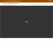 Tablet Screenshot of goldenpaintworks.com